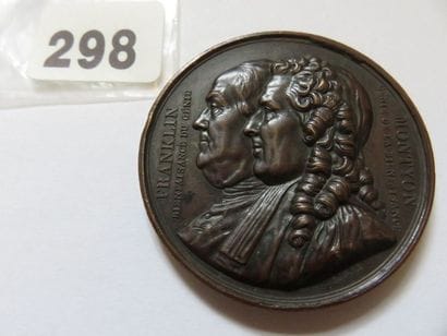 Médaille - Franklin et Montyon 1833 - Leurs...
