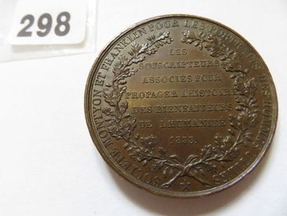 Médaille - Franklin et Montyon 1833 - Leurs...