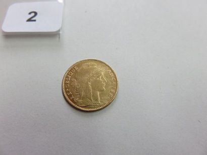 10 Francs or Coq 1909 (598 795 ex.) TB+