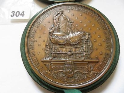 Médaille - Second empire - Naissance du Prince...