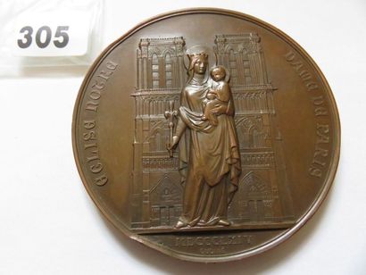 Médaille - Restauration et consécration de...