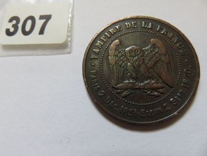Médaille satirique de Napoléon III, suite...