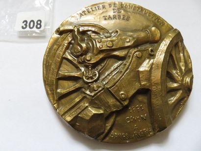 Médaille - Canon à balles de Reffye 1871...