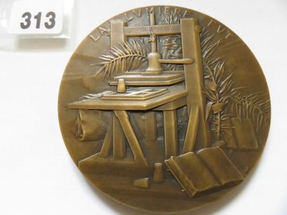 Médaille - Jean Gutenberg 1400 - 1468, inventeur...