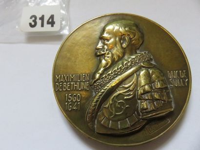 Médaille - Maximilien de Béthume Duc de Sully...