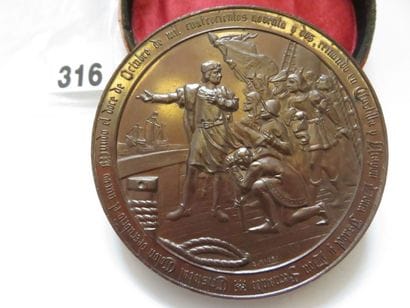 Médaille espagnole - Quatrième centenaire...