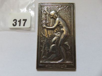 Plaquette art nouveau - 