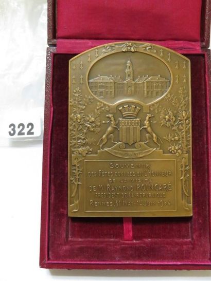 Plaquette - Rennes - Souvenir des fêtes données...