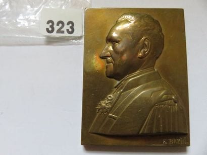 Plaquette - Rennes - A/ Eugène Marquis, buste...