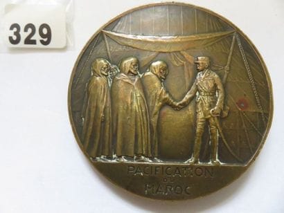 Médaille - Maréchal Lyautey et pacification...