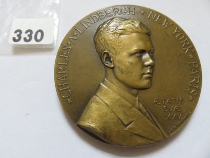 Médaille - Première traversée aérienne de...