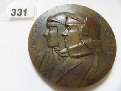 Médaille - Première traversée aérienne de...