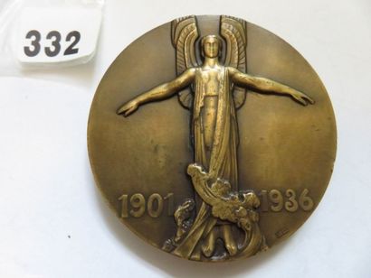 Médaille - Jean Mermoz 1901 - 1936 - A/ Buste...