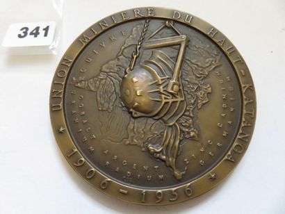 Médaille - Union Minière du Haut-Katanga,...