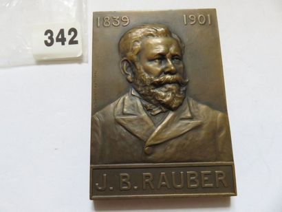 Plaquette - Fondation Rauber - A/ J. B. Rauber...