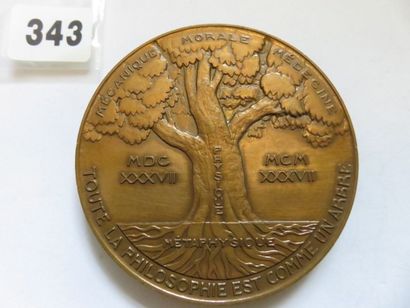 Médaille - René Descartes (1596 - 1650) -...