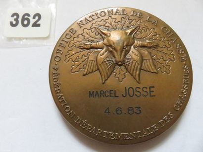 Médaille - Office nationale de la chasse...