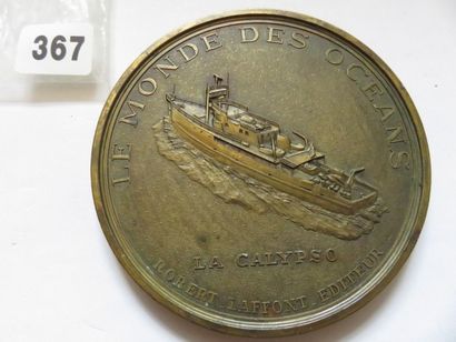Médaille - Commandant Jacques Yves Cousteau...