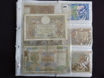 Lot de 49 billets divers (dont 4 fac-similé...
