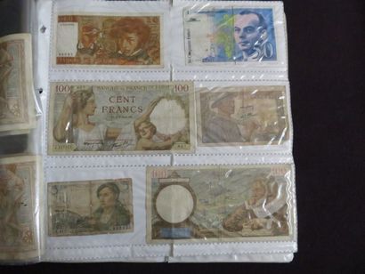 Lot de 49 billets divers (dont 4 fac-similé...