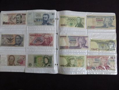 Lot de 49 billets divers (dont 4 fac-similé...