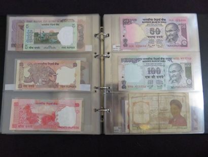 Classeur de 155 billets d'Asie (dont 16 000...