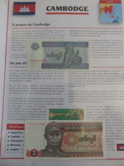Classeur de 28 billets étrangers NEUF (à...