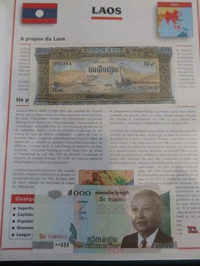 Classeur de 28 billets étrangers NEUF (à...
