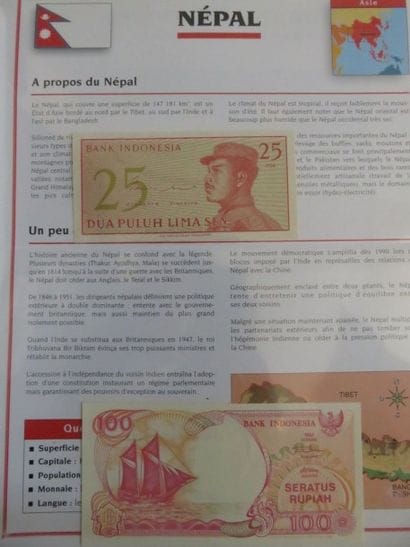 Classeur de 28 billets étrangers NEUF (à...
