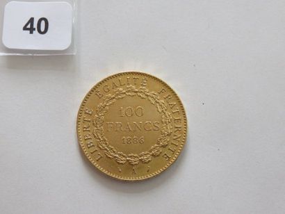 100 Francs or Génie 1886 A (38 892 ex.) ...
