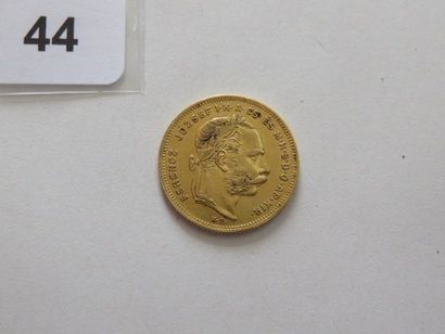 Hongrie - 8 Forint / 20 Francs or François...