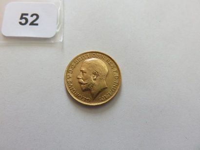 Grande Bretagne - Souverain or George V 1913...