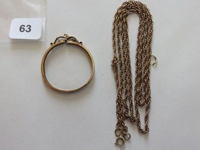 Débris alliage d'or 375‰, 14,6 g