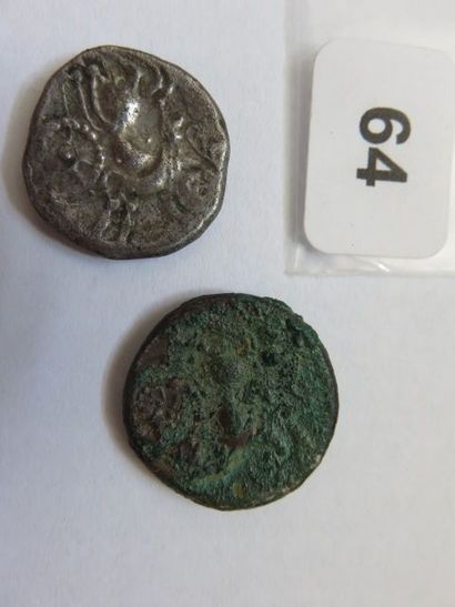 Gauloise - Redones - Lot de 2 Statères en...
