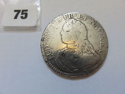 Louis XV - Écu aux branches d'olivier 1726...