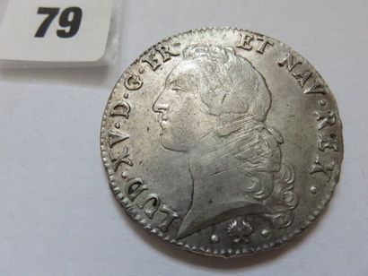 Louis XV - Écu au Bandeau 1764 L (Bayonne)...