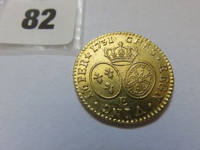 Louis XV - Louis d'or aux lunettes 1731 E...