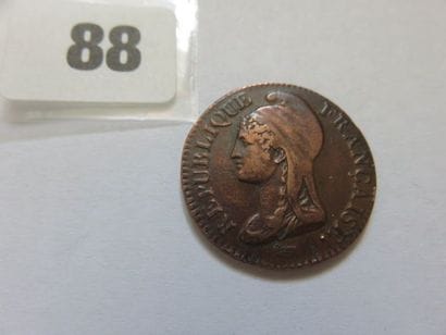 France - 5 Centimes Dupré, petit module AN...