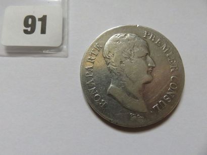 France - 5 Francs Bonaparte premier consul...