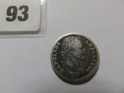 France - Demi-Franc Napoléon Ier, tête laurée,...