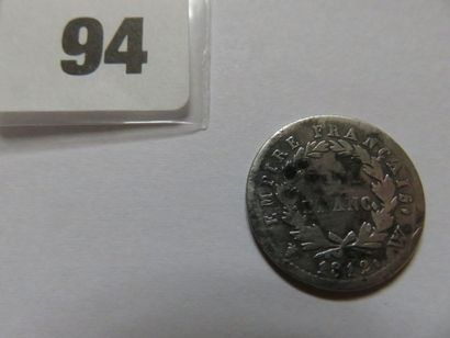 France - Demi-Franc Napoléon Ier, tête laurée,...