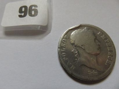 France - 2 Francs Napoléon Ier, tête laurée,...
