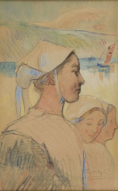 PÉGOT-OGIER JEAN-BERTRAND, 1877-1915 BRETONNES...