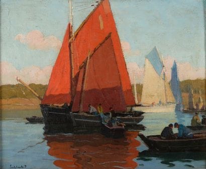 ESCHBACH PAUL, 1881-1961 THONIERS A CONCARNEAU...