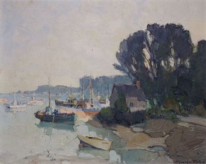 ROBIN GEORGES, 1895-1981 PRES DE FOUESNANT,...