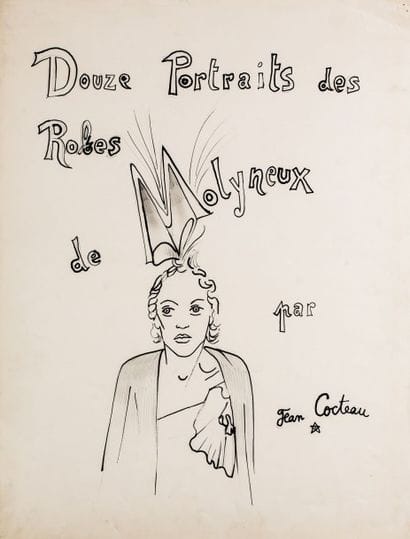 COCTEAU JEAN, 1889-1963 DOUZE PORTRAITS DES...