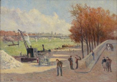 LUCE MAXIMILIEN, 1858-1941 LES QUAIS DE LA...