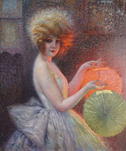 MILLIÈRE MAURICE, 1871-1946 JEUNE FEMME AUX...