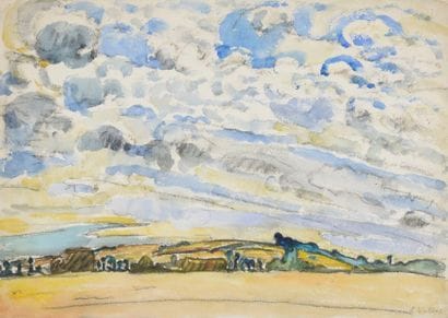 VALTAT LOUIS, 1859-1962 VUE D'ASNELLES, EFFET...