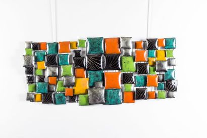 Travail Contemporain Sculpture composée de...
